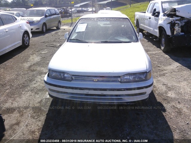 JHMCB7675NC038798 - 1992 HONDA ACCORD EX/EX-R WHITE photo 6