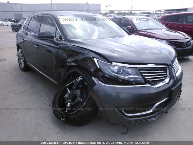 2LMPJ6LR0JBL23604 - 2018 LINCOLN MKX RESERVE GRAY photo 1