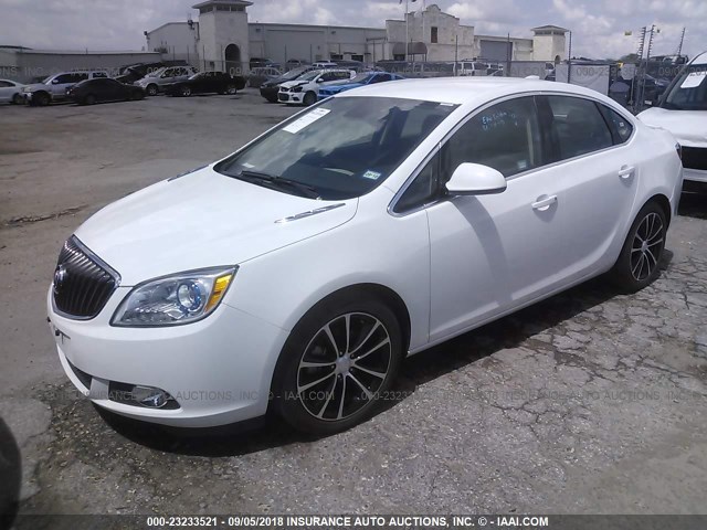 1G4PR5SK3H4112839 - 2017 BUICK VERANO SPORT TOURING WHITE photo 2