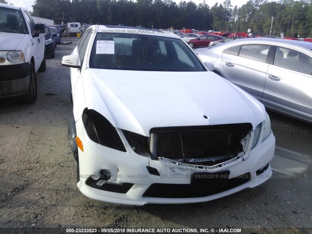 WDDHF8HB5BA320259 - 2011 MERCEDES-BENZ E 350 4MATIC WHITE photo 6