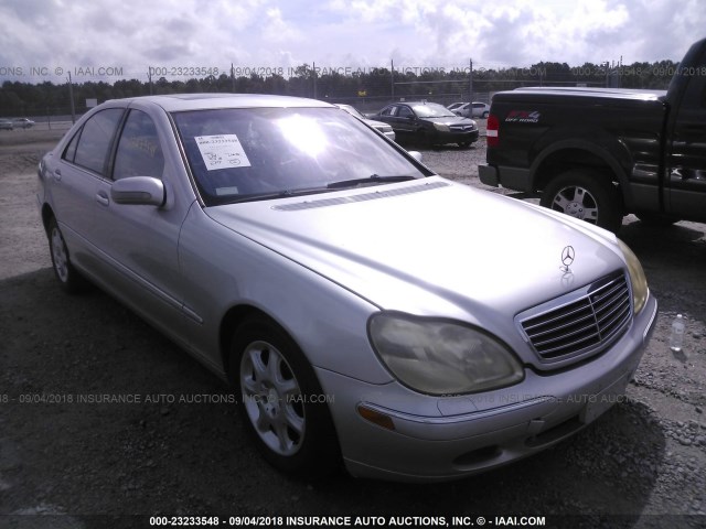 WDBNG70J21A153122 - 2001 MERCEDES-BENZ S 430 SILVER photo 1