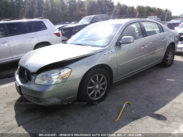 1G4HD57217U106080 - 2007 BUICK LUCERNE CXL GRAY photo 2