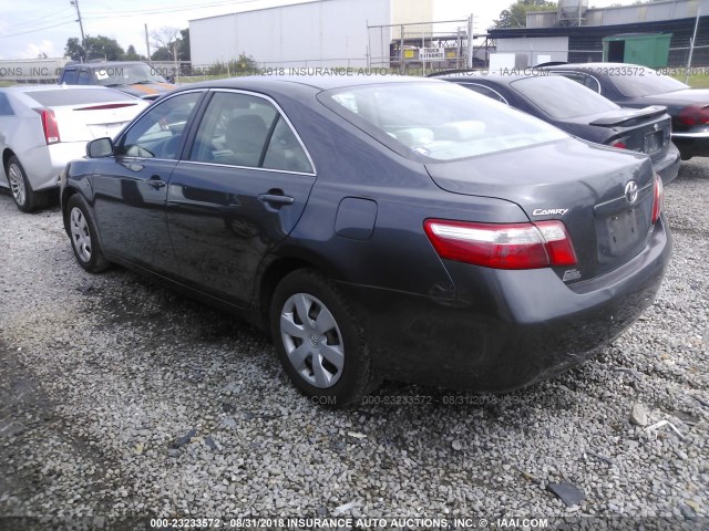 4T1BE46K58U787246 - 2008 TOYOTA CAMRY CE/LE/XLE/SE GRAY photo 3