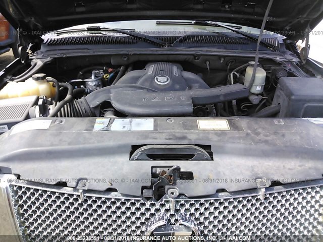 1GYEK63N82R176006 - 2002 CADILLAC ESCALADE LUXURY შავი ფოტო 10