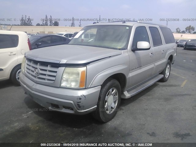 3GYFK66N35G162759 - 2005 CADILLAC ESCALADE ESV SILVER photo 2