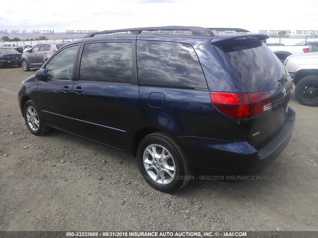 5TDBA22C15S047776 - 2005 TOYOTA SIENNA XLE/XLE LIMITED BLUE photo 3