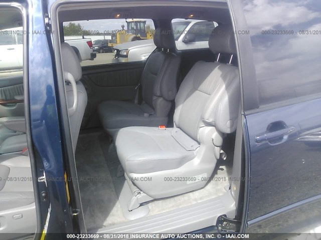 5TDBA22C15S047776 - 2005 TOYOTA SIENNA XLE/XLE LIMITED BLUE photo 8