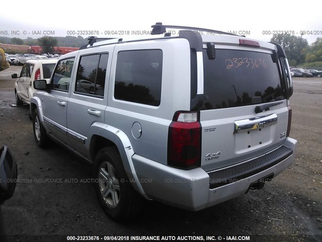 1J8HG58216C124957 - 2006 JEEP COMMANDER LIMITED SILVER photo 3