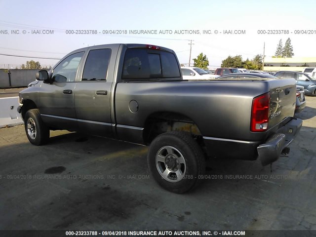 3D7KU28C84G214054 - 2004 DODGE RAM 2500 ST/SLT GRAY photo 3