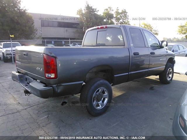 3D7KU28C84G214054 - 2004 DODGE RAM 2500 ST/SLT 灰色 照片 4