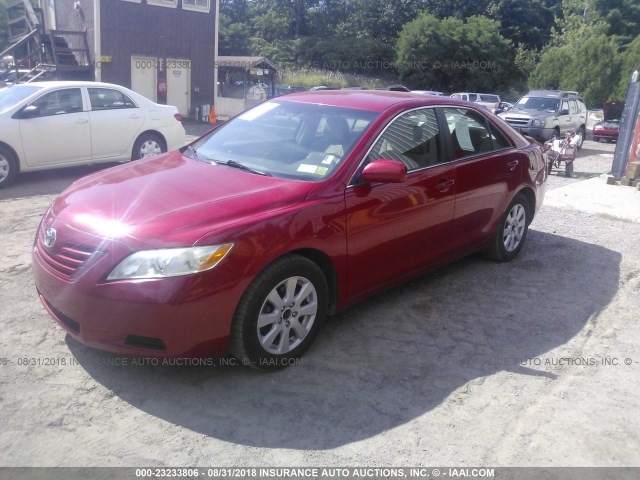 4T1BE46KX8U215847 - 2008 TOYOTA CAMRY CE/LE/XLE/SE RED photo 2