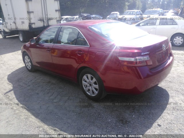 4T1BE46KX8U215847 - 2008 TOYOTA CAMRY CE/LE/XLE/SE RED photo 3
