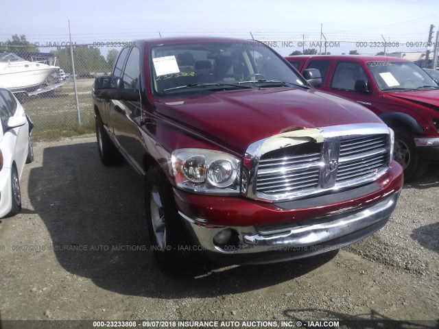 1D7HA18P77J520570 - 2007 DODGE RAM 1500 ST/SLT RED photo 1