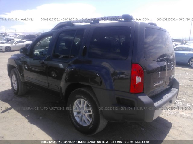 5N1AN0NU0FN655154 - 2015 NISSAN XTERRA X/S/PRO-4X GRAY photo 3