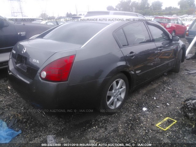 1N4BA41E56C828050 - 2006 NISSAN MAXIMA SE/SL GRAY photo 4