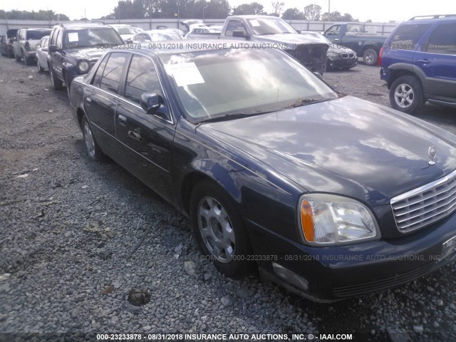 1G6KD54Y6YU316889 - 2000 CADILLAC DEVILLE BROWN photo 1