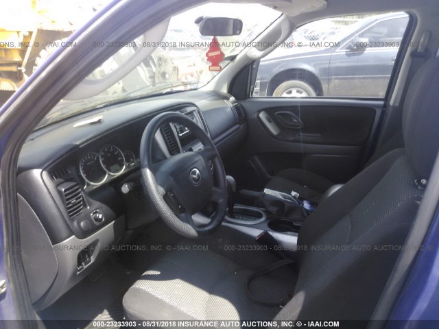 4F2YZ04176KM20220 - 2006 MAZDA TRIBUTE S BLUE photo 5