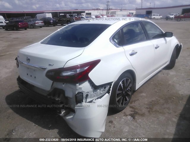 1N4AL3AP2JC175400 - 2018 NISSAN ALTIMA 2.5/S/SV/SL/SR WHITE photo 4