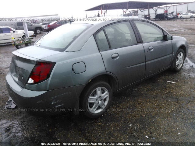 1G8AJ55F96Z159545 - 2006 SATURN ION LEVEL 2 BLUE photo 4