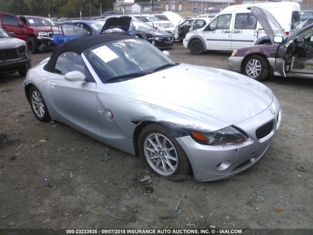 4USBT33424LS48541 - 2004 BMW Z4 2.5 SILVER photo 1