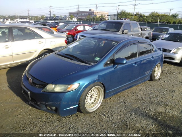 2HGFA5E56AH700760 - 2010 HONDA CIVIC SI BLUE photo 2