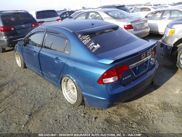 2HGFA5E56AH700760 - 2010 HONDA CIVIC SI BLUE photo 3