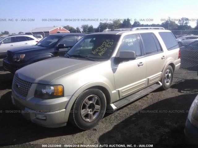 1FMFU19565LA09287 - 2005 FORD EXPEDITION LIMITED GOLD photo 2