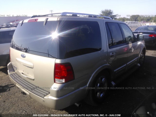 1FMFU19565LA09287 - 2005 FORD EXPEDITION LIMITED GOLD photo 4