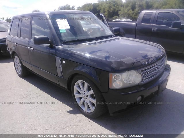 SALMF13436A227585 - 2006 LAND ROVER RANGE ROVER SUPERCHARGED BLACK photo 1