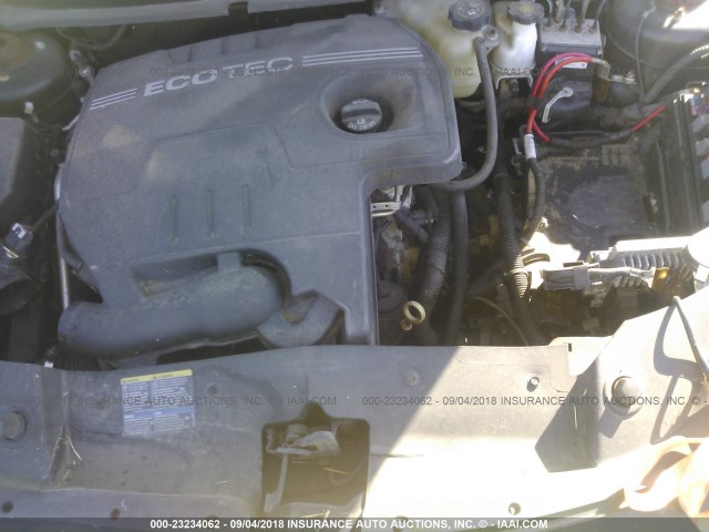 1G1ZH57B994198340 - 2009 CHEVROLET MALIBU 1LT შავი ფოტო 10