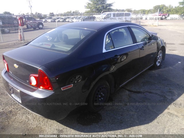 1G1ZH57B994198340 - 2009 CHEVROLET MALIBU 1LT შავი ფოტო 4