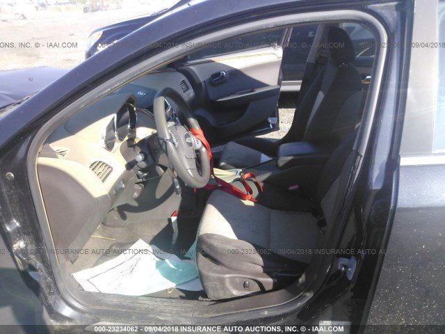 1G1ZH57B994198340 - 2009 CHEVROLET MALIBU 1LT შავი ფოტო 5