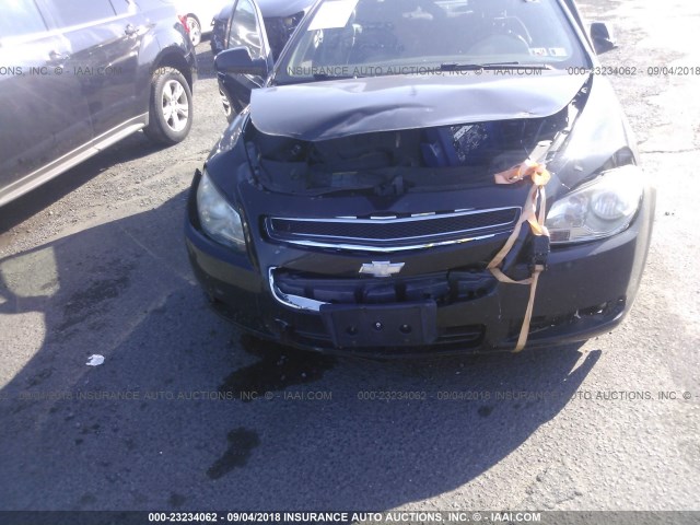 1G1ZH57B994198340 - 2009 CHEVROLET MALIBU 1LT შავი ფოტო 6