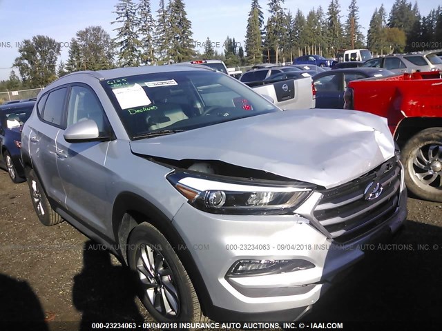 KM8J3CA41JU728995 - 2018 HYUNDAI TUCSON GRAY photo 1