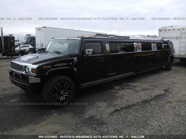 5GRGN23UX4H117410 - 2004 HUMMER H2 BLACK photo 2