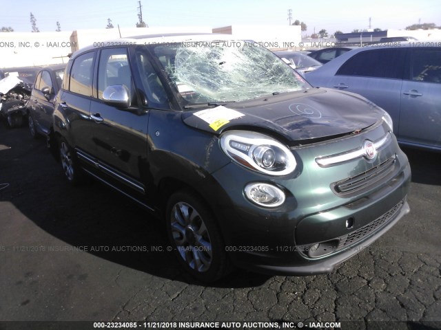 ZFBCFACHXHZ039157 - 2017 FIAT 500L LOUNGE GREEN photo 1