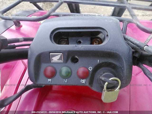 1HFTE240964502405 - 2006 HONDA TRX350 TM RED photo 7