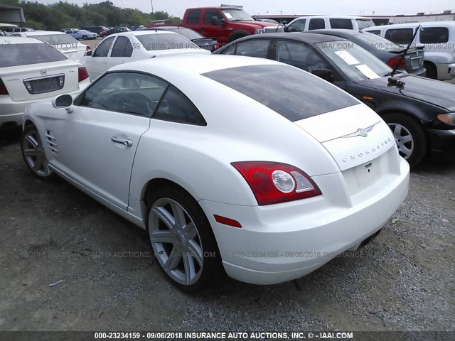 1C3AN69L65X051768 - 2005 CHRYSLER CROSSFIRE LIMITED WHITE photo 3