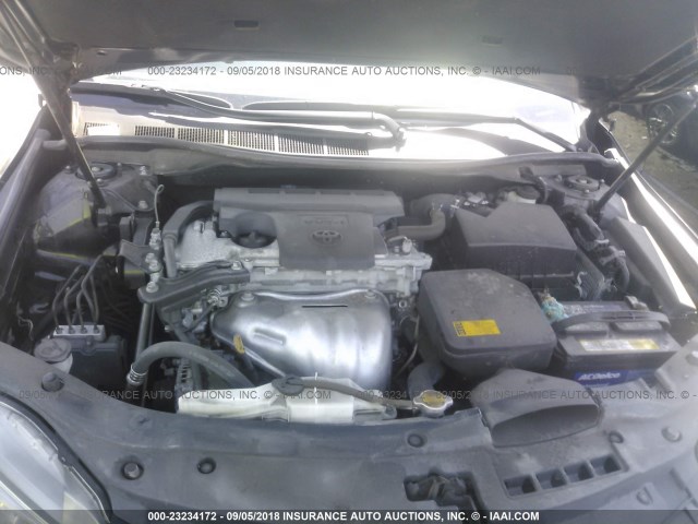 4T1BF1FK0FU002821 - 2015 TOYOTA CAMRY LE/XLE/SE/XSE BLACK photo 10