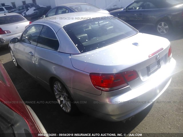 WBAWR335X9P460423 - 2009 BMW 328 I SULEV SILVER photo 3