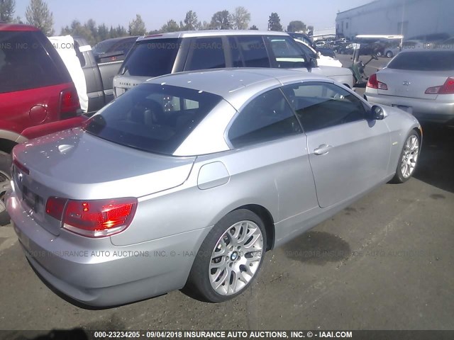 WBAWR335X9P460423 - 2009 BMW 328 I SULEV SILVER photo 4