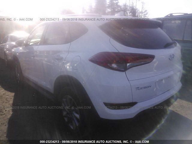 KM8J33A45JU724786 - 2018 HYUNDAI TUCSON WHITE photo 3