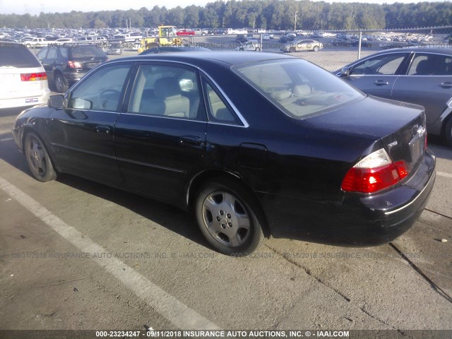 4T1BF28BX3U307306 - 2003 TOYOTA AVALON XL/XLS BLACK photo 3