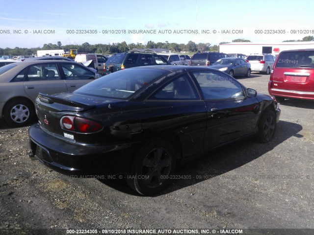 1G1JF12TX17131910 - 2001 CHEVROLET CAVALIER Z24 BLACK photo 4