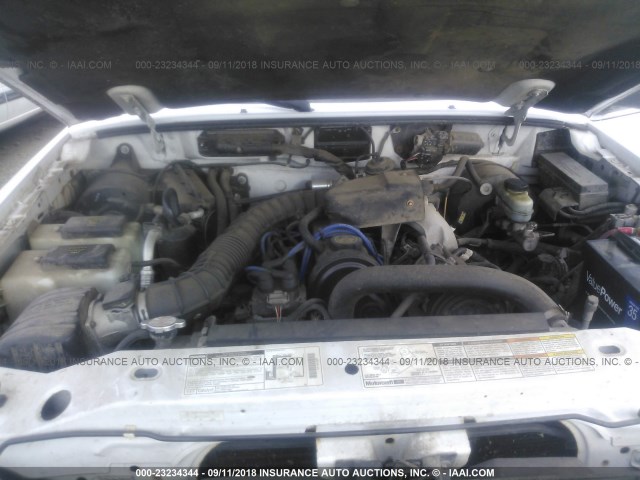 4F4YR16C3XTM33912 - 1999 MAZDA B2500 CAB PLUS WHITE photo 10