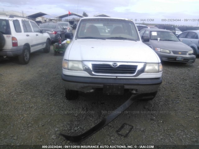 4F4YR16C3XTM33912 - 1999 MAZDA B2500 CAB PLUS WHITE photo 6