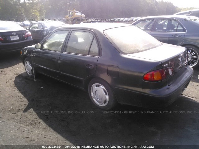 2T1BR12E0XC167472 - 1999 TOYOTA COROLLA VE/CE/LE 绿色 照片 3
