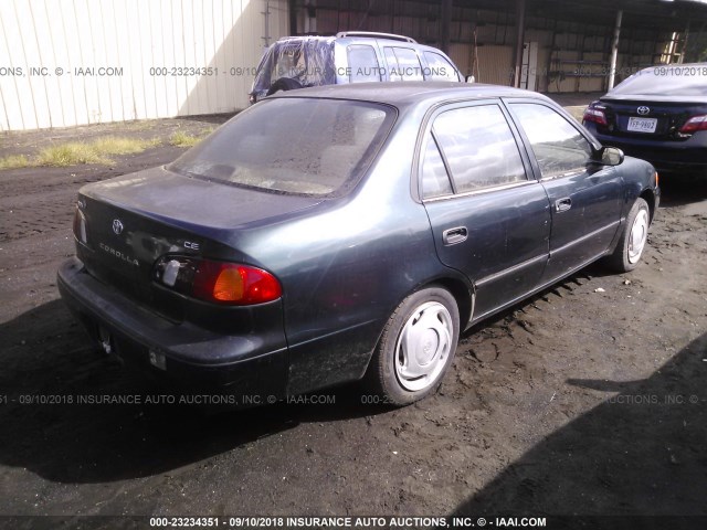 2T1BR12E0XC167472 - 1999 TOYOTA COROLLA VE/CE/LE 绿色 照片 4