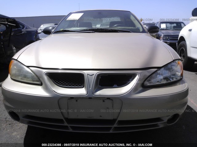 1G2NF52E73M557547 - 2003 PONTIAC GRAND AM SE1 GOLD photo 6