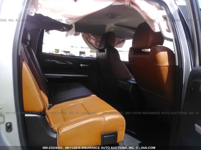 5TFAW5F14EX378899 - 2014 TOYOTA TUNDRA CREWMAX PLATINUM Gümüş foto 8